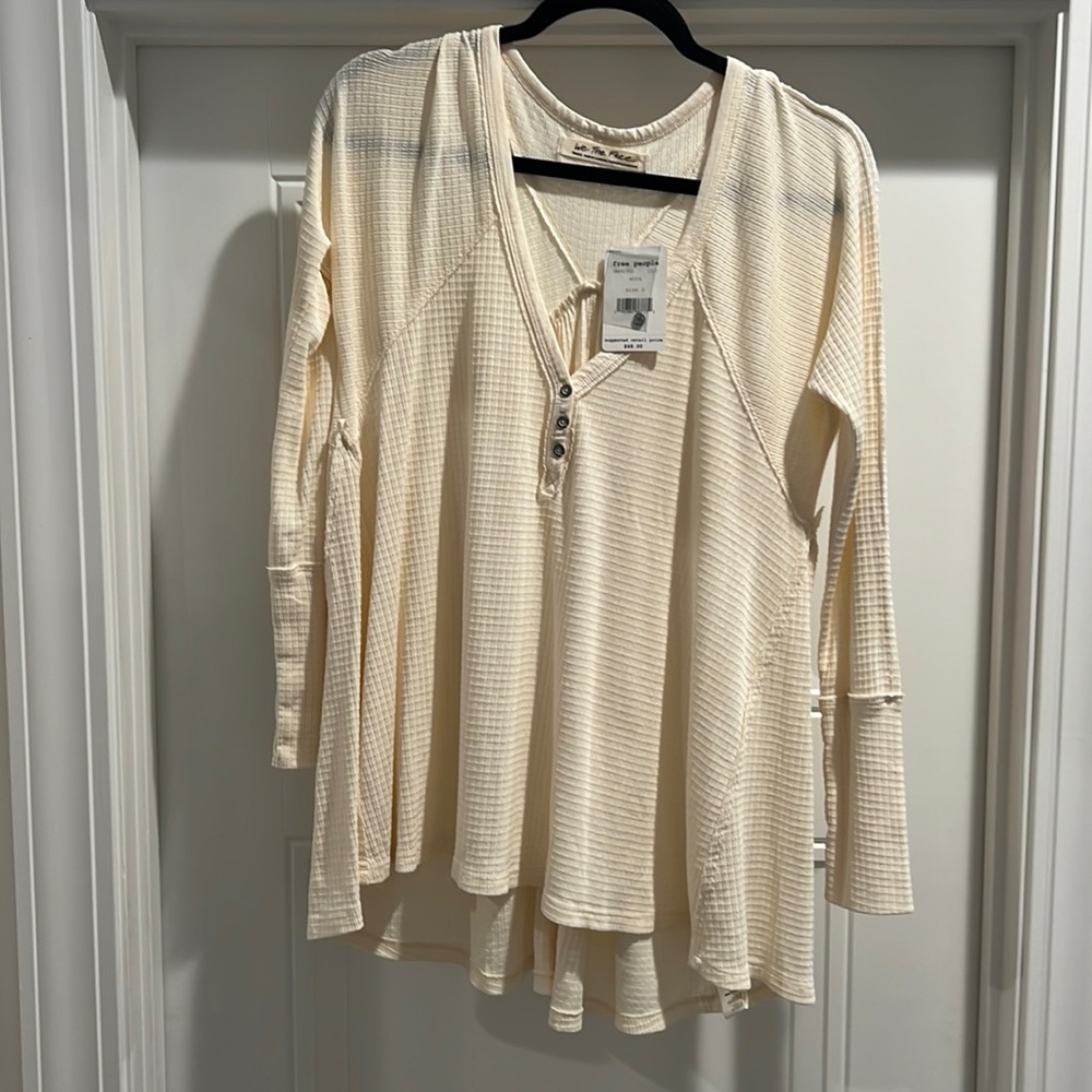 NWT Free People Long Sleeve Flowy Top Size Small